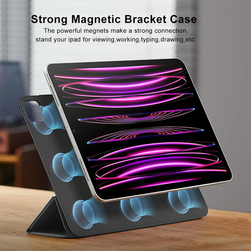 Case for iPad Pro 11 13 2024 M4 Case Tablet Cover for iPad Air 11 13 M2 5 4 Pro 12.9 inch 10th Generation Case Magnetic Cover - PST PS Tradings