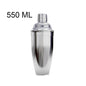 UPORS 550ML/750ML Cocktail Shaker Mixer Edelstahl Wein Martini Boston Shaker Für Bartender Trinken Party Bar werkzeuge