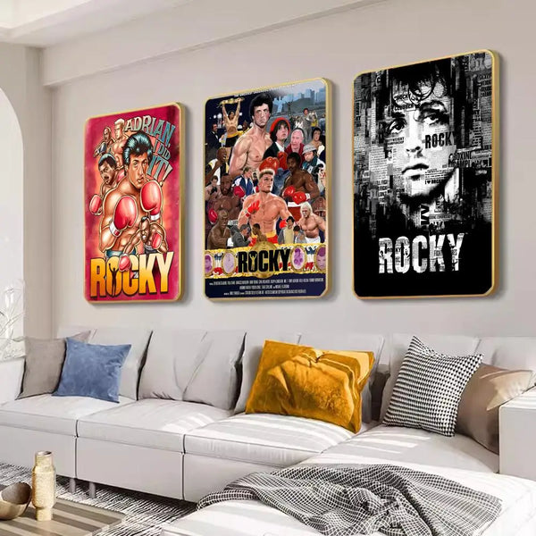 R-Rocky Classic Movie Good Quality Prints and Posters Whitepaper Sticker DIY Room Bar Cafe Aesthetic Art Wall Painting - PST PS Tradings