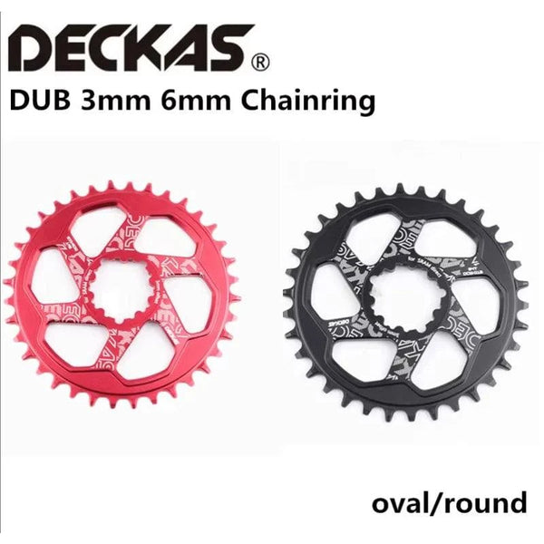 DECKAS DUB Crankset Bicycle Bike Crown Aluminum Alloy 3mm 6mm Offset Round Oval Chainring For Sram SX NX GX X01 XX1 MTB Crankset - PST PS Tradings