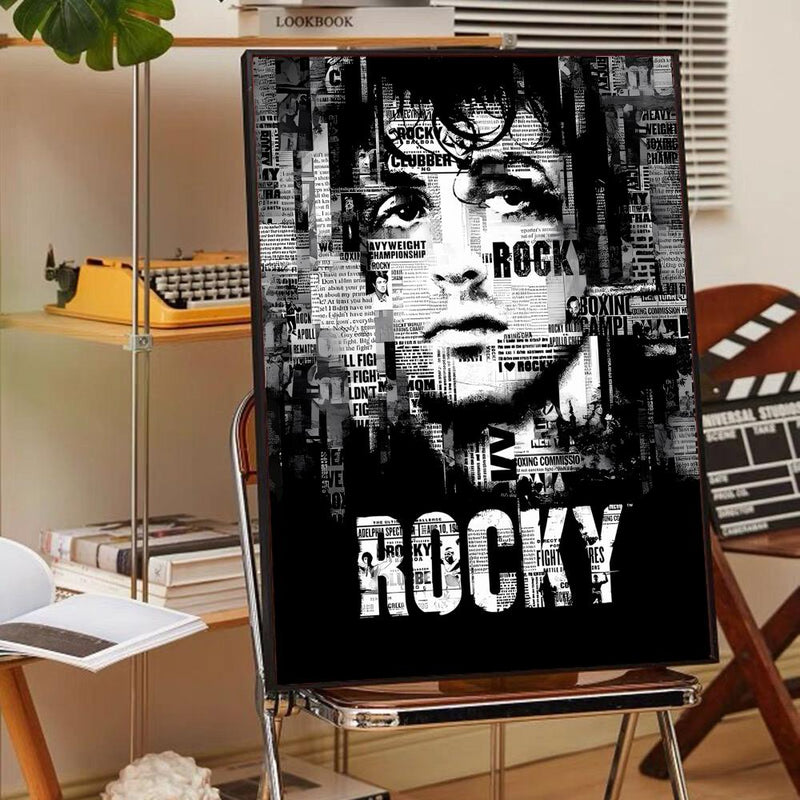 R-Rocky Classic Movie Good Quality Prints and Posters Whitepaper Sticker DIY Room Bar Cafe Aesthetic Art Wall Painting - PST PS Tradings