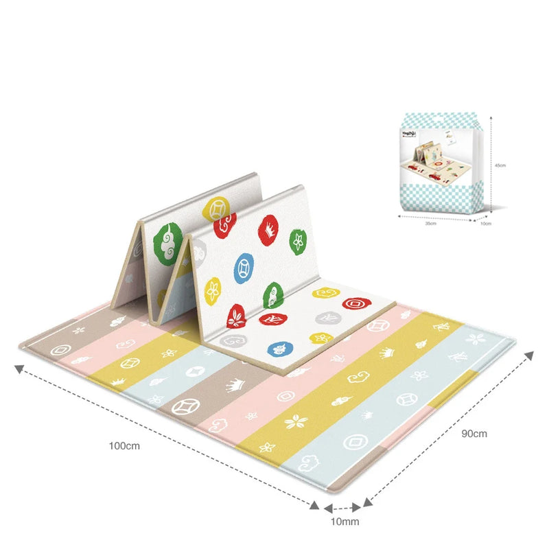 Foldable Lightweight Baby Play Mat, Waterproof Soft Cushion Portable Activity Mat, Non-slip Thick One-piece Foam Crawling Mat - PST PS Tradings