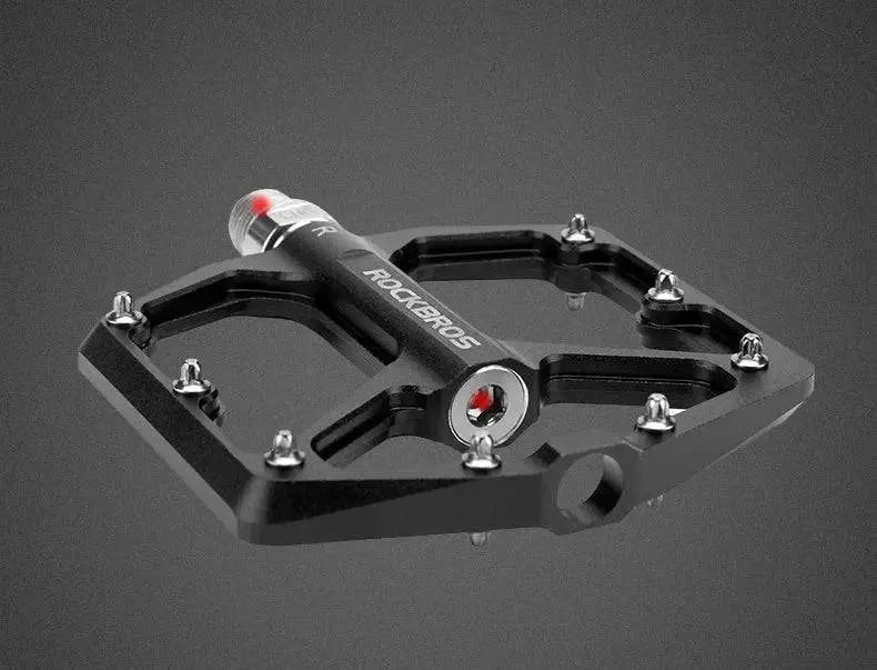 ROCKBROS MTB Cycling Ultralight Pedal Bike Bicycle Sealed DU Bearing Pedals Aluminum Alloy CRMO Non-slip Cleat Bike Part Pedals - Property & Safety Tradings