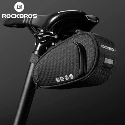 ROCKBROS Rainproof Bicycle Bag Shockproof Bike Saddle Bag For Refletive Rear Large Capatity Seatpost MTB Bike Bag Accessories - Property & Safety Tradings