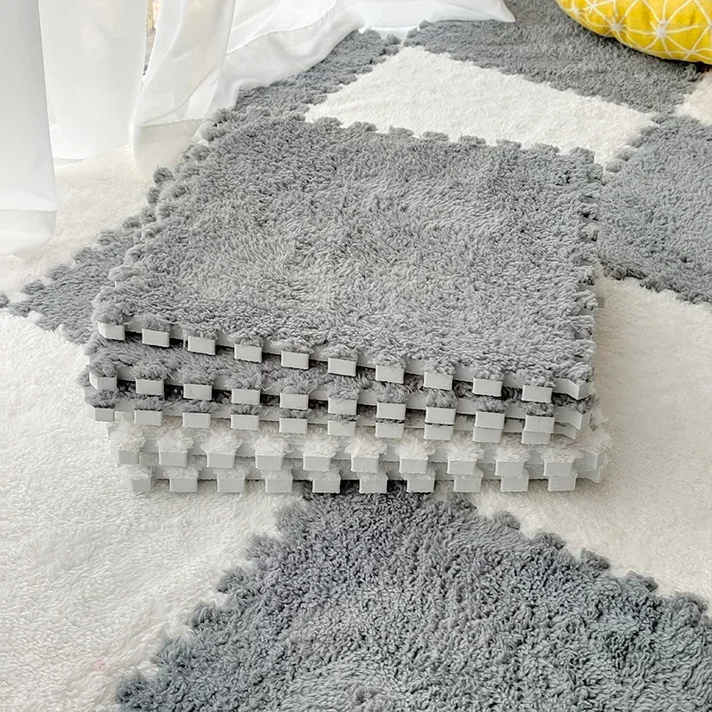 20pcs Soft Floor Mat for Kids, Stain Resistant Living Room Rug, Interlocking Puzzle Mat for Baby Crawling, Bedroom Carpet