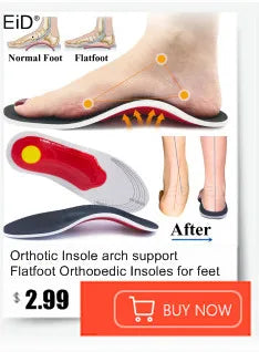 EiD Silicon Gel Insoles Foot Care for Plantar Fasciitis orthopedic Massaging Shoe Inserts Shock Absorption Shoe pad Unisex