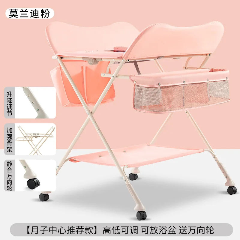 Diaper-Changing Table Baby Care Desk Portable Multifunctional Folding Newborn Baby Bath Diaper Changing Baby Care Table 기저귀 테이블 - PST PS Tradings