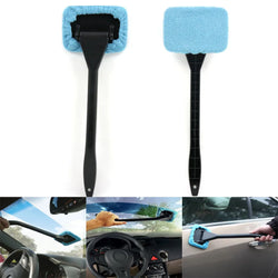 Car Washing Tools Window Cleaning Brush Microfiber Windshield Dust Fog Moisture Clean Wash Brush Washable With Long Handle - PST PS Tradings