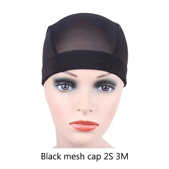 5 Pcs/lots Dome Caps Mesh Caps Wig Caps for Making Wigs Weaving Caps Hair Nets Elastic Nylon Breathable Mesh Hairnets - PST PS Tradings