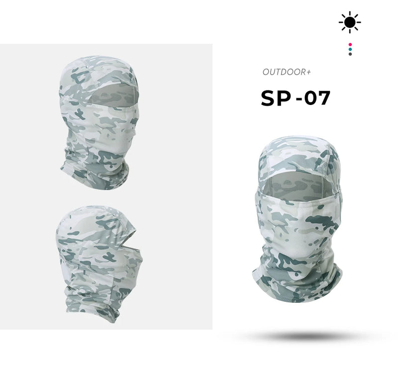 Camouflage Balaclava Full Face Breathable Full Face Scarf Mask Hiking Cycling Hunting Bike Head Cover Tactical Airsoft Cap Men - PST PS Tradings