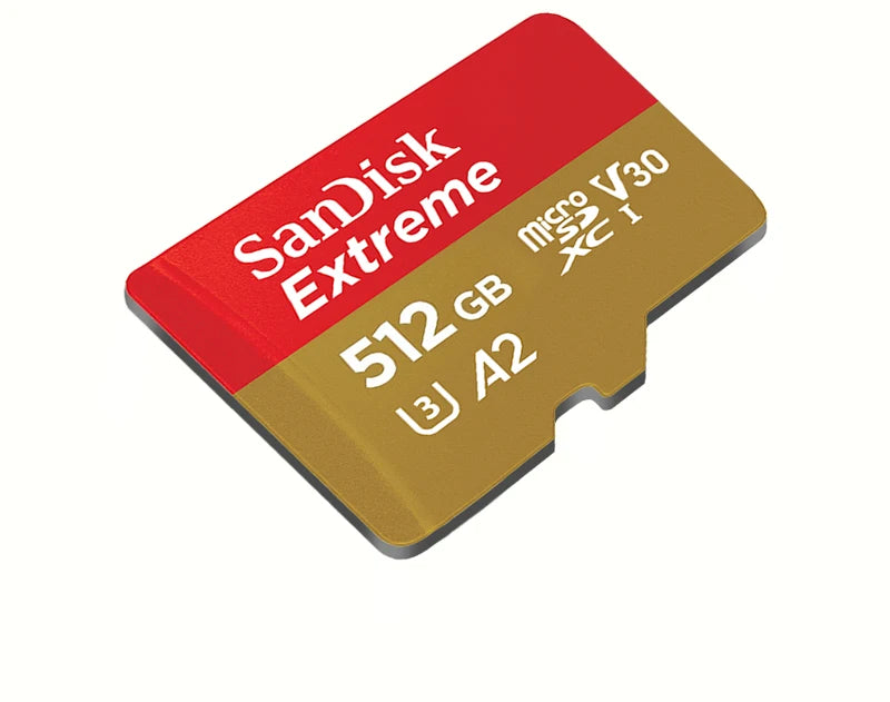 Sandisk Micro SD Card Original Extreme A2 V30 U3 SDXC Flash 32GB 64GB 128GB 256GB MicroSD Card 190MB/s TF Card for Phone Tablet - PST PS Tradings