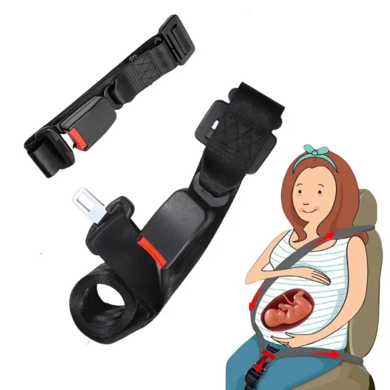 Car Seat Safety Belt for Pregnant Woman Maternity Moms Belly Unborn Baby Protector Adjuster Extender Kit Automotive Accessories - PST PS Tradings