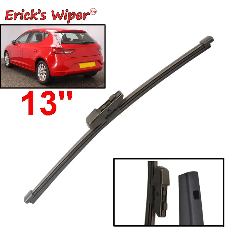 Erick's Wiper 13" Heckscheibenwischerblatt für Seat Leon ST Schrägheck 2012–2019 Windschutzscheibe Windschutzscheibe Heckklappe Fenster Auto Regenbürste