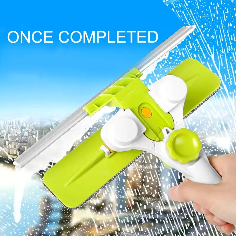 Eworld Hot Upgraded Telescopic High-rise Window Cleaning Glass Cleaner Brush For Washing Window Dust Brush Clean Windows Hobot - Property & Safety Tradings