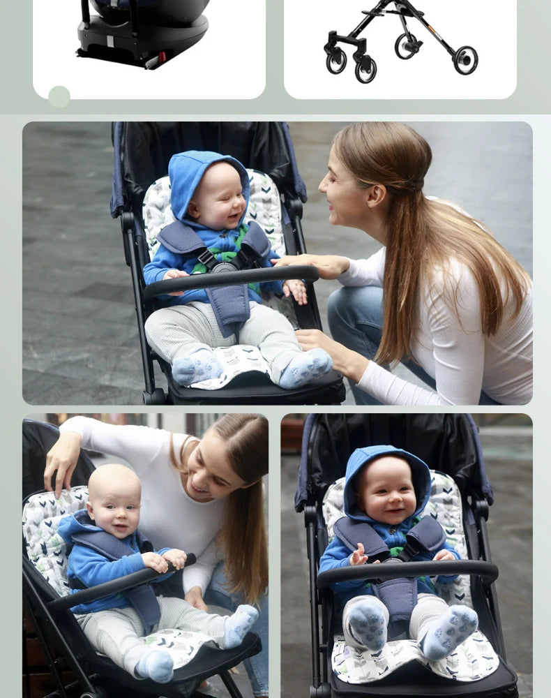 Comfortable Cotton Baby Stroller Pad Four Seasons General Soft Seat Cushion Child Cart Seat Mat Kids Pushchair Cushion For 0-27M - PST PS Tradings