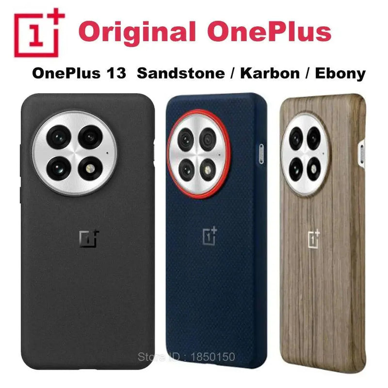 OnePlus 13 Magnetic Case Sandstone Karbon Wood Texture Bumper Original OnePlus 13 Matte Cover Back Phone Case - Property & Safety Tradings