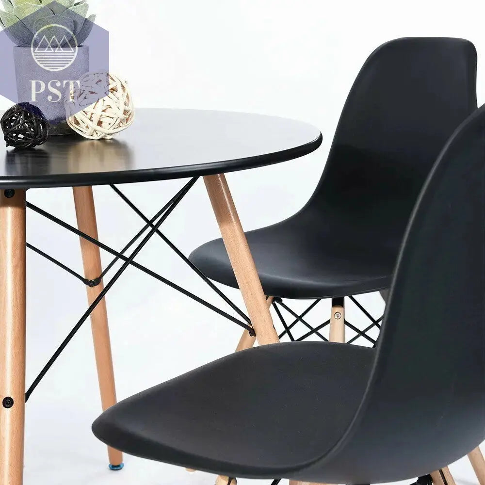 Scandinavian Round Dining Table - 80CM Space-Saver PST PS Tradings  PST PS Tradings  PST PS Tradings Scandinavian Round Dining Table - 80CM Space-Saver