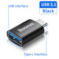 Baseus USB 3.1 OTG-Adapter USB Typ C auf USB-Buchse Konverter für MacBook Pro Air Samsung S22 Xiaomi USB-C USBC OTG-Anschluss