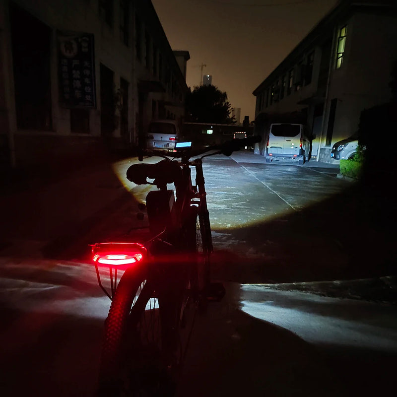 EBKE Ebike Electric Bicycle Frontlight Rearlight Turn Signal Brakelight Set 24V 36V 48V 52V For Mountain City Folding Road Bike - Property & Safety Tradings