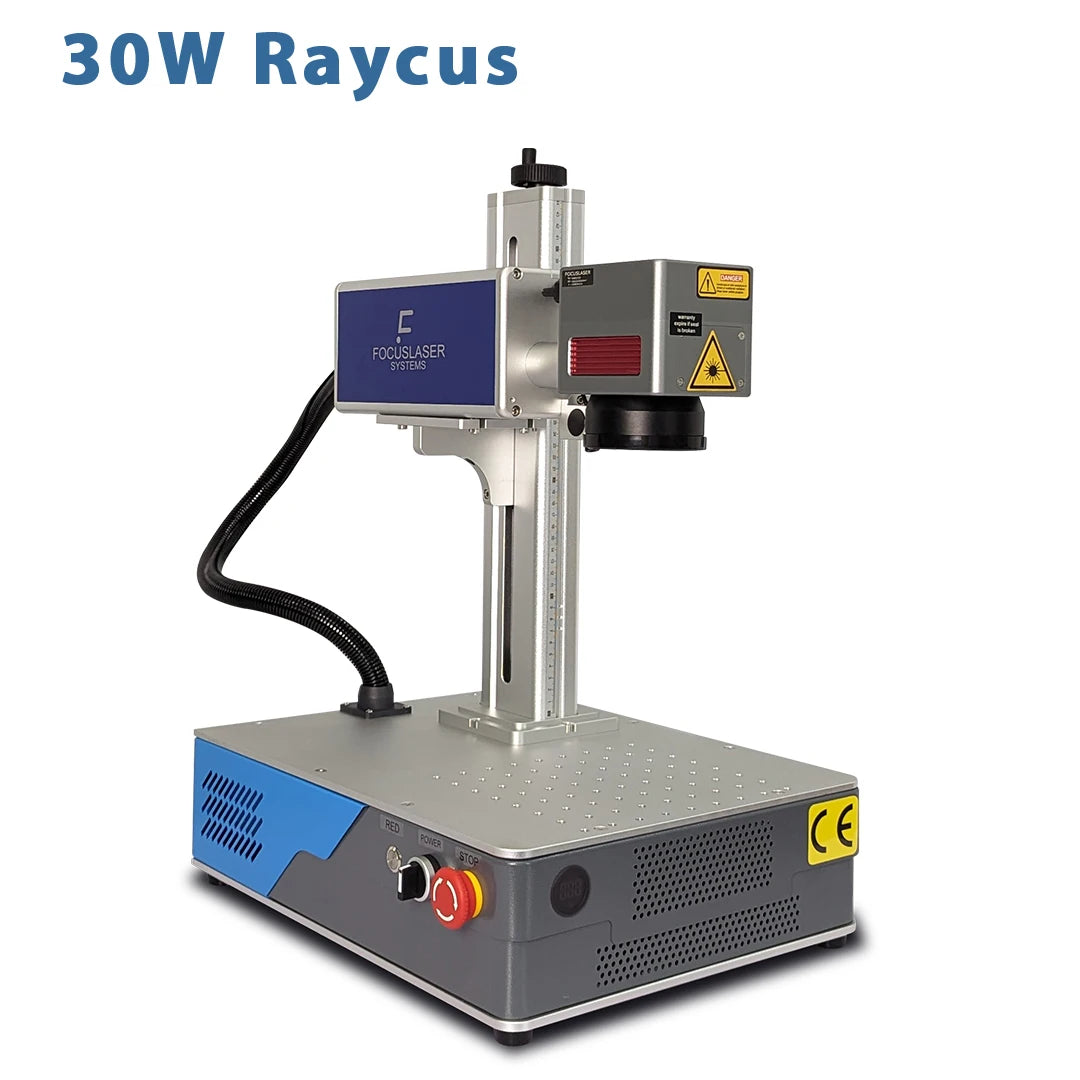 30W Raycus Desktop Fiber Laser Engrave Machine Engraving Marking Metal Stainless Steel Paint Cup Gold Silver Ring Jewellery