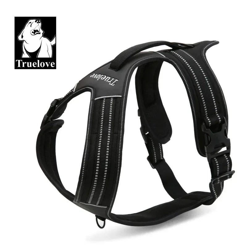 Truelove Sport Nylon Reflektierende Keine Pull Hund Harness Outdoor Abenteuer Pet Weste mit Griff xs bis xl 5 farben in lager fabrik