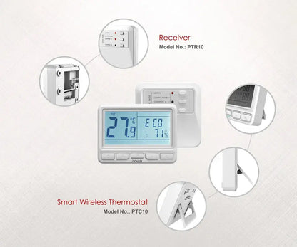 Wireless digital thermoregulator smart wifi heating thermostat temperature controller for gas boiler warm floor humidity sensor - Property & Safety Tradings