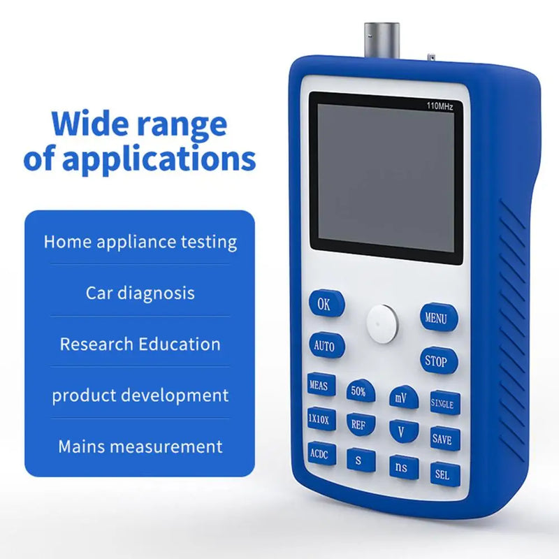 Fnirsi 1 c15 profession elles digitales Oszilloskop 110MHz analoge Bandbreite 500 ms/s Abtastrate unterstützt 1kHz Rechteck welle 400V.