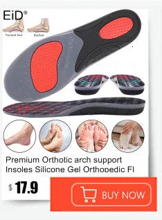 EiD Silicon Gel Insoles Foot Care for Plantar Fasciitis orthopedic Massaging Shoe Inserts Shock Absorption Shoe pad Unisex