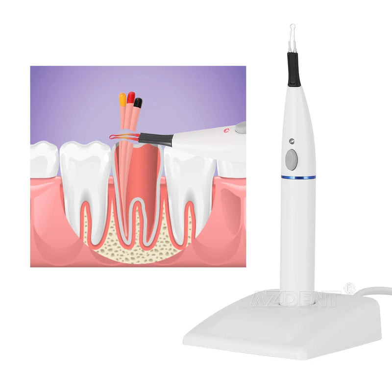 AZDENT Dental Endo Gutta Zahnaufhellung Mundhygiene Dentalgeräte Zahnfleischschneider Dental Cuttapercha mit 4 Spitzen