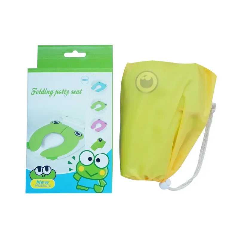 Portable Kids Travel Potty Seat Pad Baby Folding Toilet Training Seat Cover Toddler Urine Assistant Cushion Children Pot Seater - PST PS Tradings