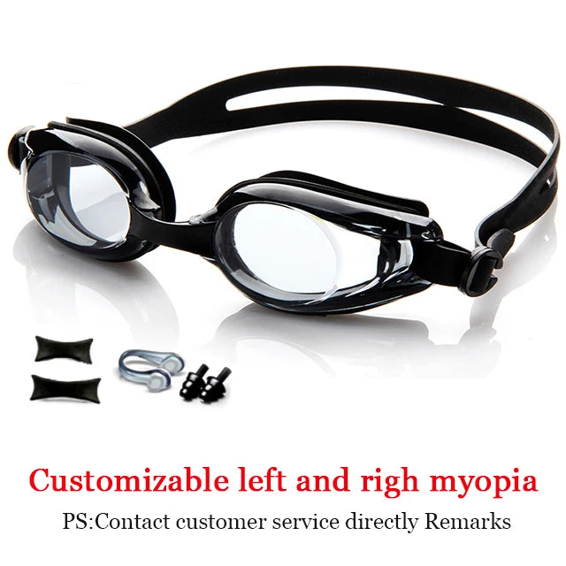 Swimming Goggles Myopia Professional Anti-fog UV Swimming Glasses Men Women Silicone Diopters Swim Sports Eyewear - PST PS Tradings