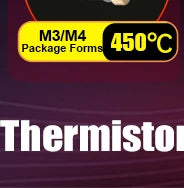 Trianglelab PT1000 Thermistor Cartridge for 3D printer Volcano/ v6 heater block UPTO 450C PEEK PEI PT100 printing