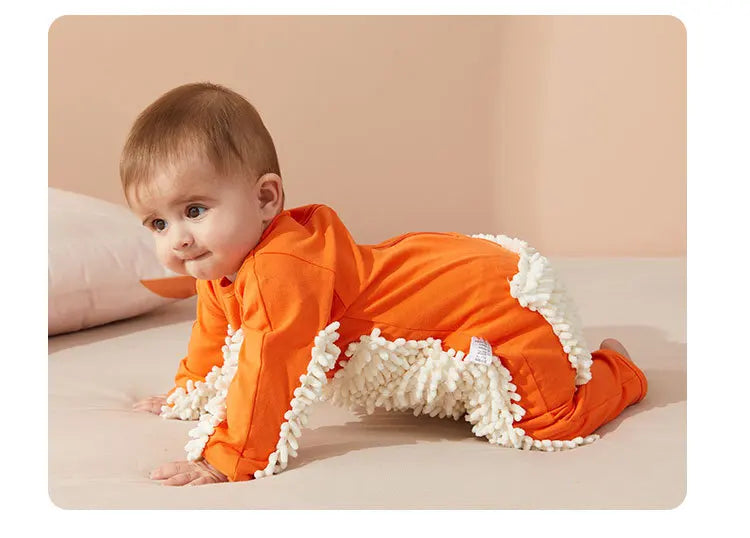 Spring Infant Baby Boy Girl Rompers Newborn Baby Jumpsuit Mop Boys Girls Baby Crawl Solid Baby Girls Clothes Rompers - PST PS Tradings