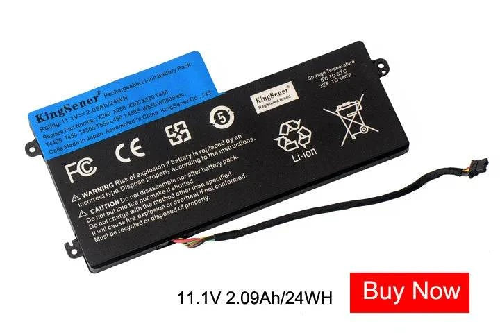 KingSener Laptop Battery For Lenovo Thinkpad X270 X260 X240 X240S X250 T450 T470P T440S K2450 W550S 45N1136 45N1738 68+ - Property & Safety Tradings