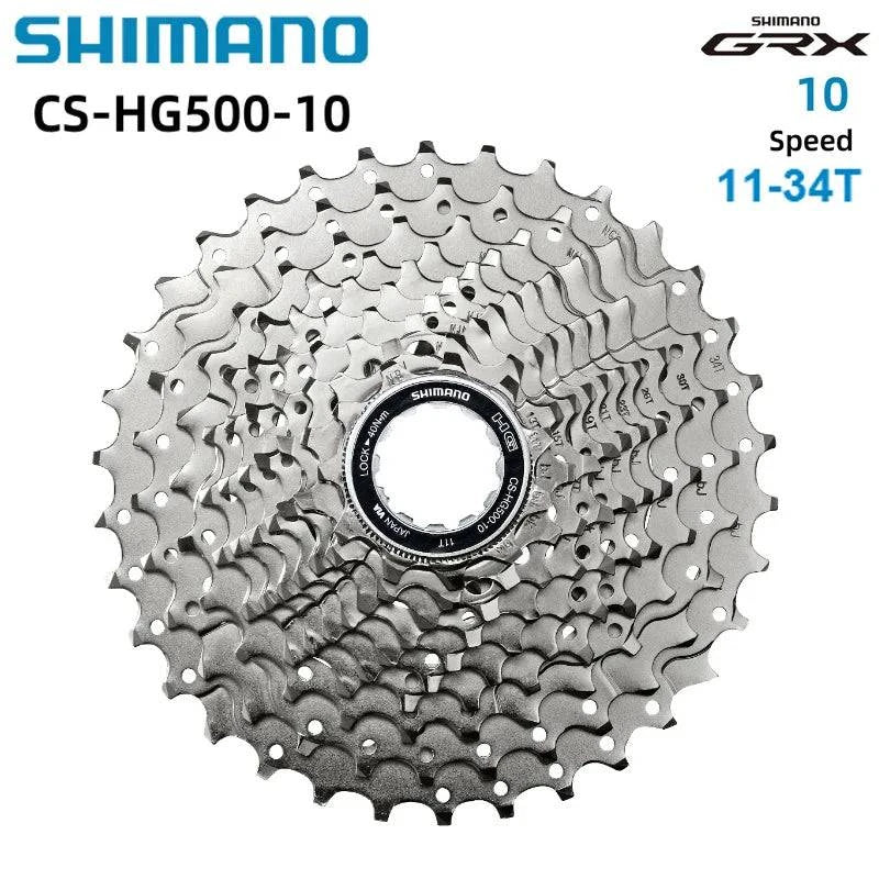 Shimano CS HG500 10 Speed Road Bicycle Cassette Sprocket For 10s 10v 12-28T 11-25/32T/34T 36T Freewheel Road Bike Accessories - Property & Safety Tradings