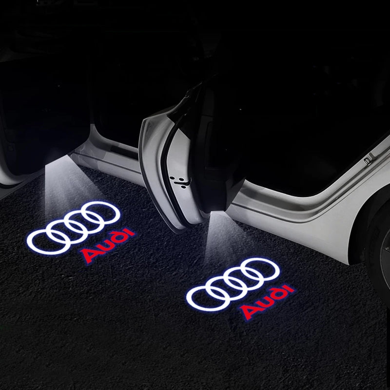 For Audi A3 8V 8P A6L A5 A7 Q3 Q5 Q7 A4 B5 B6 B7 B8 A1 RS TT S3 S6 Sline Quattro Car Door HD Welcome Light Laser Projector Lamp - PST PS Tradings