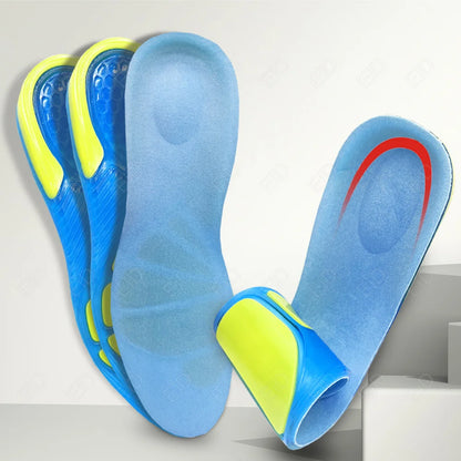 EiD Silicon Gel Insoles Foot Care for Plantar Fasciitis orthopedic Massaging Shoe Inserts Shock Absorption Shoe pad Unisex