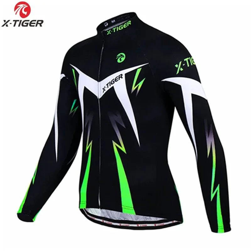 X-TIGER Top Quality Cycling Jersey Long Sleeve MTB Bicycle Cycling Clothing Mountain Bike Sportswear Cycling Clothes - Property & Safety Tradings