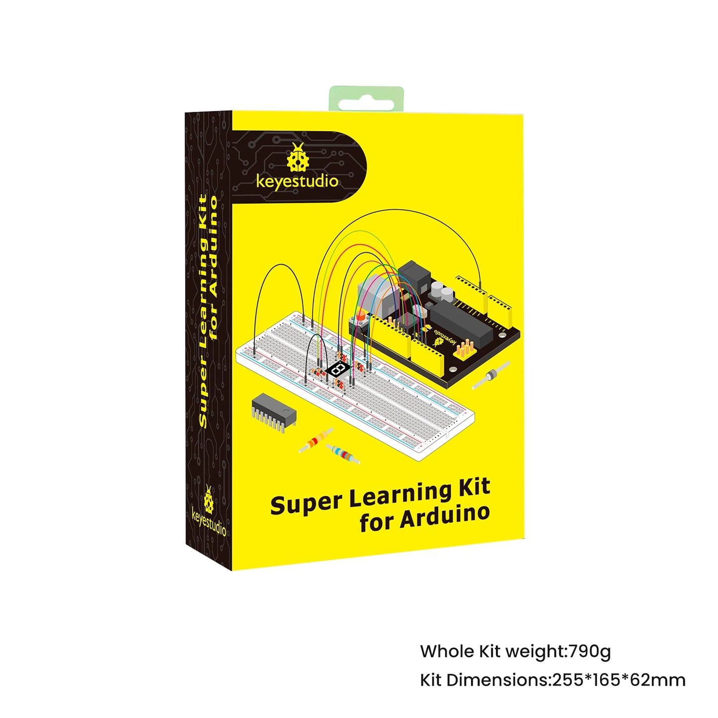 2024 Aktualisierte Version Keyestudio Super Starter Kit für Mega 2560R3 für UNOR3 Board, kompatibel mit Arduino Starter Kit + Tutorial