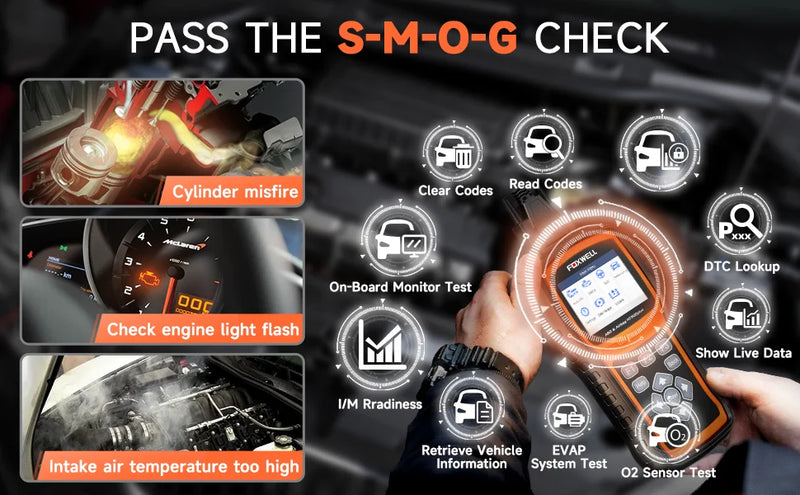 Foxwell NT630 Plus OBD2 Automotive Scanner Engine ABS SRS EPB OIL SAS Calibration Code Reader ODB OBD2 Auto Car Diagnostic Tool - PST PS Tradings