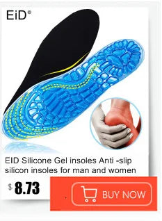 EiD Silicon Gel Insoles Foot Care for Plantar Fasciitis orthopedic Massaging Shoe Inserts Shock Absorption Shoe pad Unisex