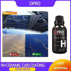 Dpro 9H Ceramic Car Coating Liquid Glass Waterproof Nano Ceramics Paint Care Anti-scratch Hydrophobic Car Detailing Polish Kit - Property & Safety Tradings