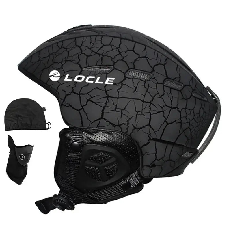 LOCLE Professional Skiing Helmet Men Women Children Ski Helmet Snow Skating Snowboard Snowmobile Skateboard Helmet Size 52-61cm - Property & Safety Tradings