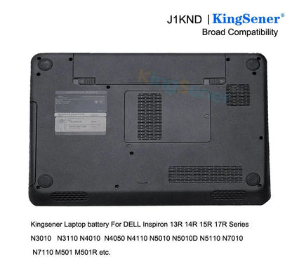 KingSener  J1KND Laptop Battery for DELL Inspiron N4010 N3010 N3110 N4050 N4110 N5010 N5010D N5110 N7010 N7110 - Property & Safety Tradings