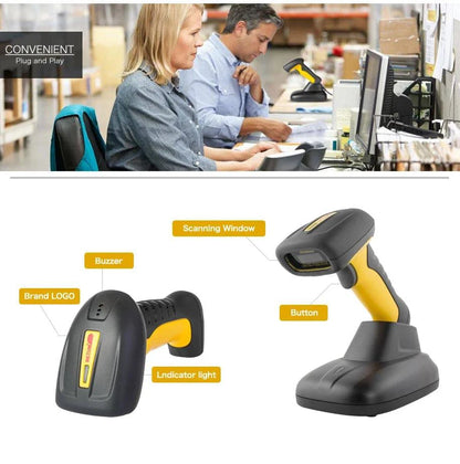 NETUM NT-1698W Handheld Wirelress Barcode Scanner AND NT-1228BL Bluetooth 1D/2D QR Bar Code Reader PDF417 for IOS Android IPAD - PST PS Tradings