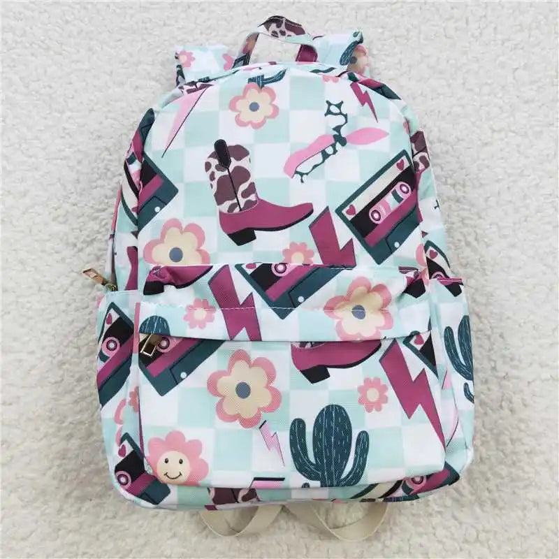 Kids Bags Camouflage Western Flower Pattern Bag Children Fashion Outdoor Backpack With Zipper Toddle School Bag Baby Mochila - PST PS Tradings