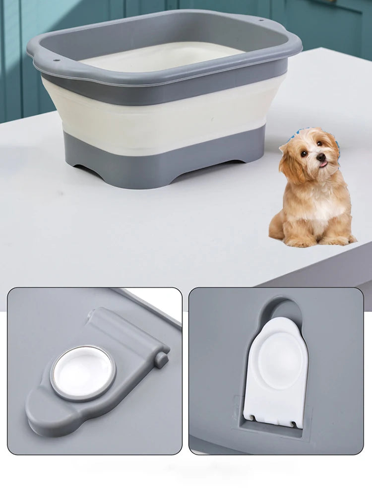 Pet bathtub, special bathtub for cats, cat bathtub, anti-running cat washing basin, foldable bath tub for small dogs - PST PS Tradings