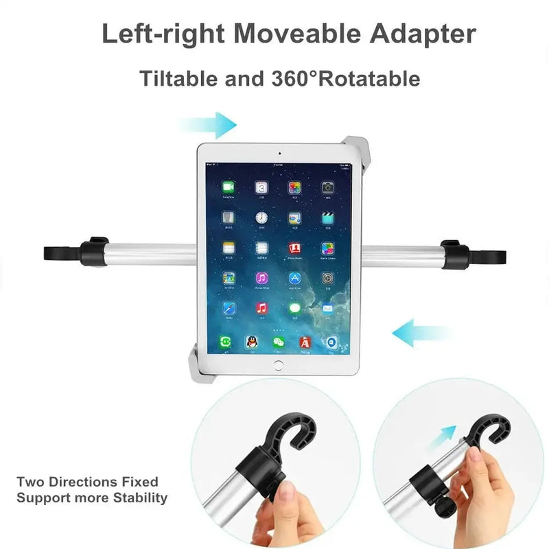 Tablet Holder for Tablet PC Car Back Seat Headrest Mounting Holder Tablet Universal 7-15'' for IPad Xiaomi Samsung Clip Mount - Property & Safety Tradings