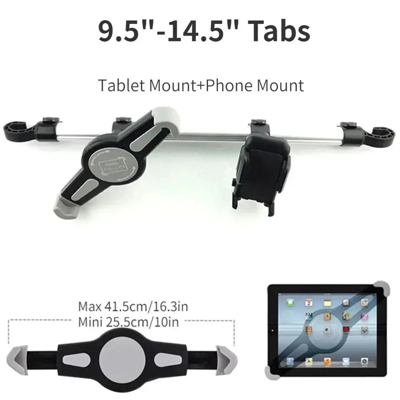 Tablet Holder for Tablet PC Car Back Seat Headrest Mounting Holder Tablet Universal 7-15'' for IPad Xiaomi Samsung Clip Mount - Property & Safety Tradings