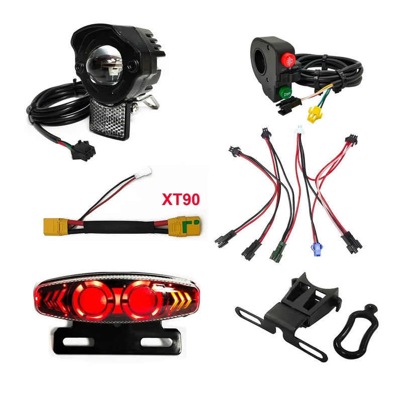 EBKE Ebike Electric Bicycle Frontlight Rearlight Turn Signal Brakelight Set 24V 36V 48V 52V For Mountain City Folding Road Bike - Property & Safety Tradings